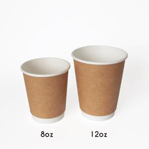 Quality Restaurant Single PE 16oz Hot And Cold Drinks Biodegradable Kraft Paper Cups wholesale