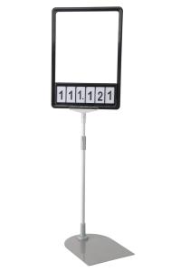 Quality Iron Base Abs Plastic Snap Frames Stands For A3 A4 A5 Price Display wholesale