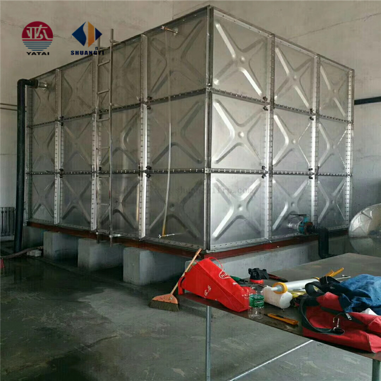 1000 kg Weight HDG Galvanized Steel Panel Water Storage Tank for Fire and Water Needs