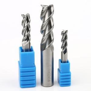 Quality High Feed CNC End Mill HRC45 3 Flute Flat Milling Cutter For Aluminum wholesale