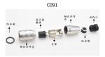 Male / Female Electric Cable Connector Waterproof IP67