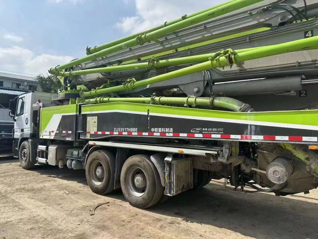 2020 Zoomlion 52m Concrete Pump Truck with Mercedes Benz Chassis Concrete Boom Pump