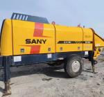 HBT80C Used Concrete Trailer Pump Stationary Concrete Pump 2020 Model 85m3/H