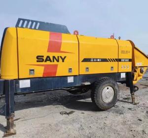 Quality HBT80C Used Concrete Trailer Pump Stationary Concrete Pump 2020 Model 85m3/H wholesale