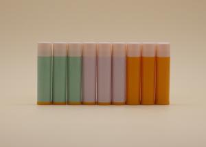 Quality Orange Green Pink Color Lip Balm Tubes Cosmetic Lipstick Case For Personal Care wholesale