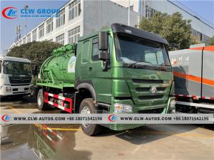 Quality HOWO 12,000Liter Septic tank truck Sanitation Service Truck for Kenya wholesale