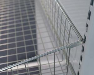 Quality 300kg Capacity Supermarket Display Racks With Wire Basket , Store Display Stand wholesale