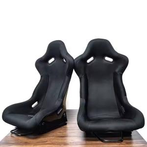 Quality Large Size Bucket Racing Seat Cushion Customizable Logo Black Racing Seats wholesale