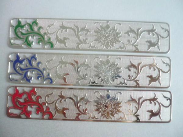 book mark clips, photo etched book marks, stainless steel bookmarks, brass book