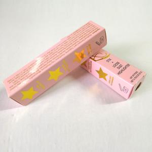 Quality CMYK Hot Stamping Cosmetic Paper Box , Collapsible Lipstick Box Packaging wholesale