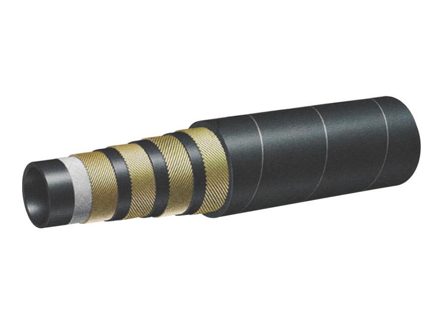 Customized Steel Wire Braided / Spiral Reinforced Flexible Hydraulic Oil Rubber Hose Assembly China Manufacturer