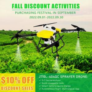 Quality 4 Aixes Agricultural Spray Drone Smart Batteries Fertilizer Spray Drone wholesale