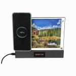 10W Electronic Wireless Charger Picture Frame Multiscene 1280X720 Resolution