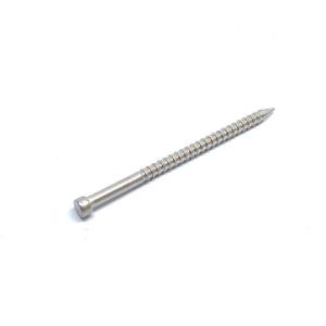 Quality Jolt Head Polished Stainless Steel Annular Ring Shank Nails For Timbers wholesale