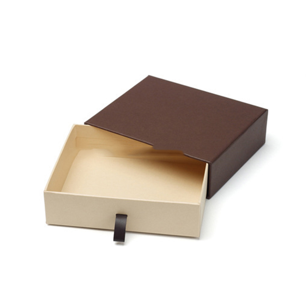 Cardboard Paper Box Packaging with Drawer Matte Lamination Sliding Gift Pack