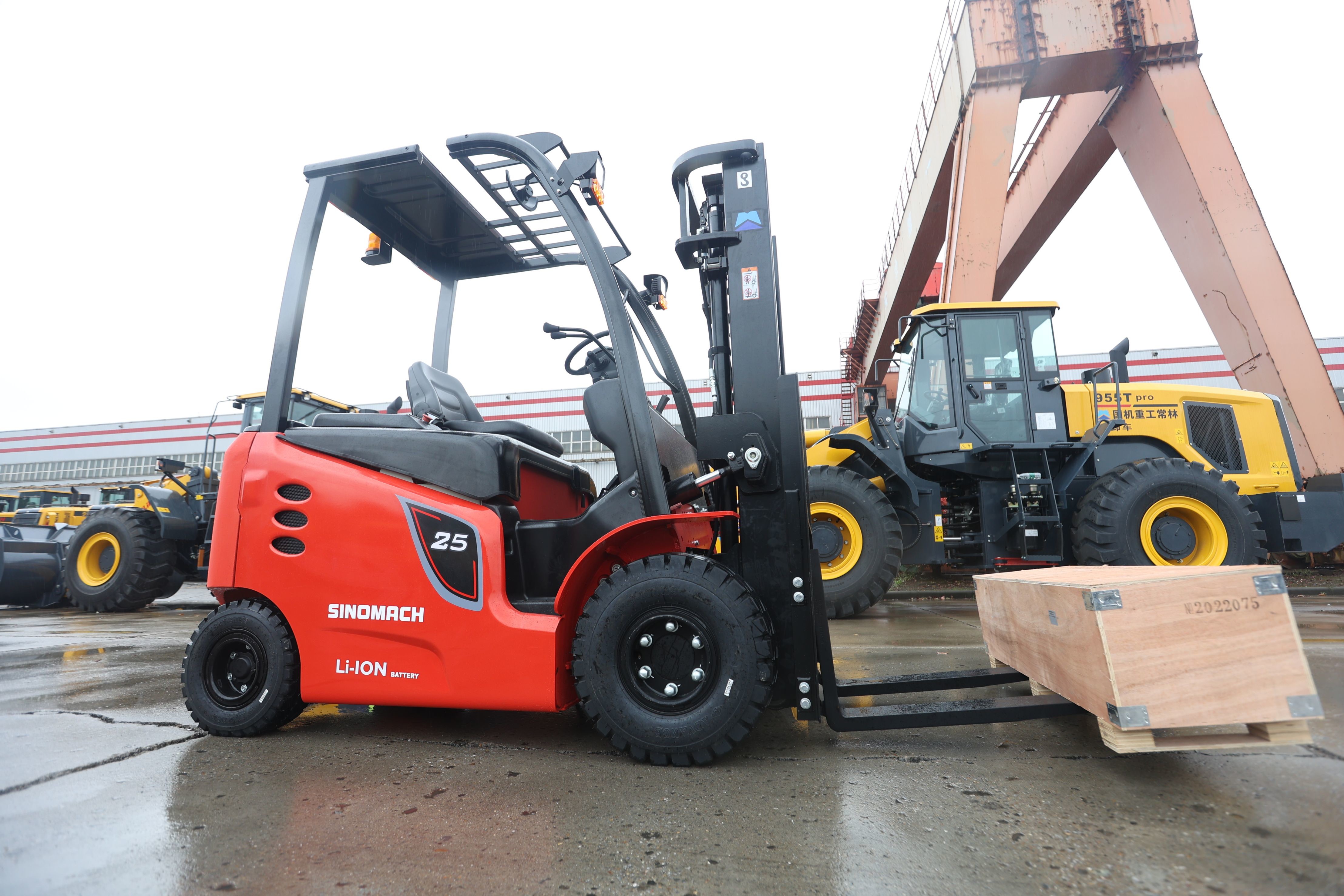 60V Mini Electric Forklift Truck CPCD50 50KW 2200RPM 5 Ton Diesel Forklift