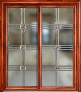 Quality Aluminum 1.3mm 60mm Double Pane Sliding Windows wholesale