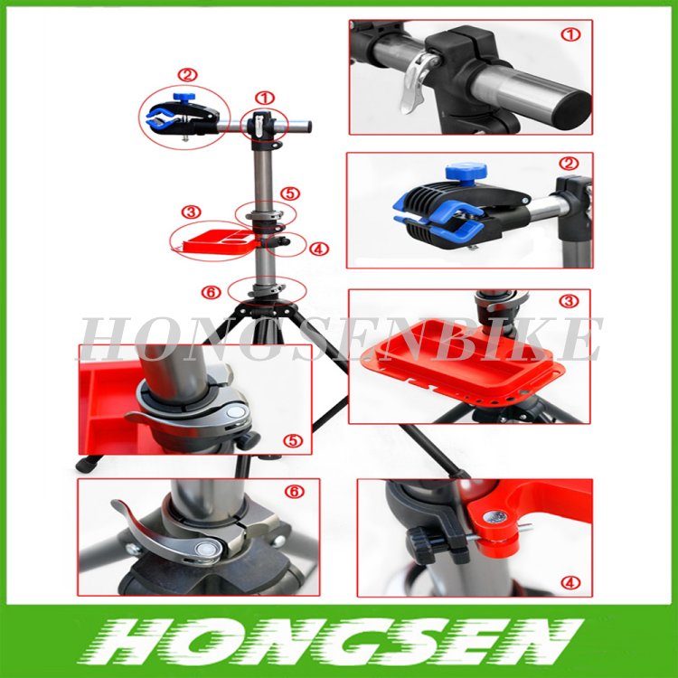 Home Mechanic Folding Bicycle Repair Stand/ Home Bike Repair Rack