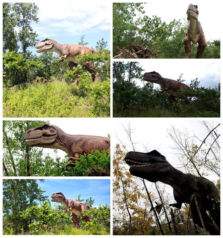 Park Ornamental Custom Fiberglass Products Marvel Character FRP Dinosaur