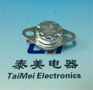 Quality 10A 250VAC Ceramic Thermo Disc Thermostat With Loose Bracket wholesale