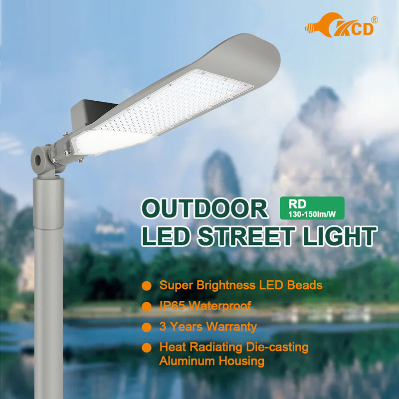 100-130lm/W Outdoor LED Street Lights 150w 200w 6000k LED Road Lamp