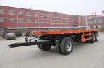 1310mm Wheel Base Heavy Duty Cargo Timber Transport Draw Bar Full Trailer for