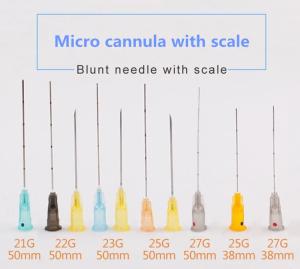 Quality Lastic Surgery Cosmetic Cannula Sterile 21G Blunt Tip Needle wholesale