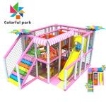 LLDPE Plastic Soft Indoor Playground Anti UV Anti Static Stainless Steel Springs