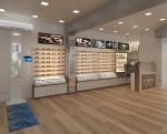 Monomer Design Optical Shop Display Cabinets 10mm Tempered Glass
