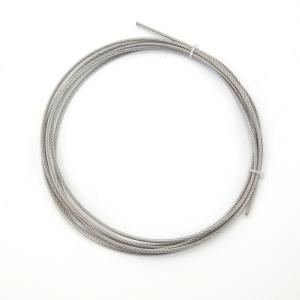Quality 5mm - 10mm Ss 316 304 Stainless Steel Wire Rope 1x37 Invisible Grille Material wholesale