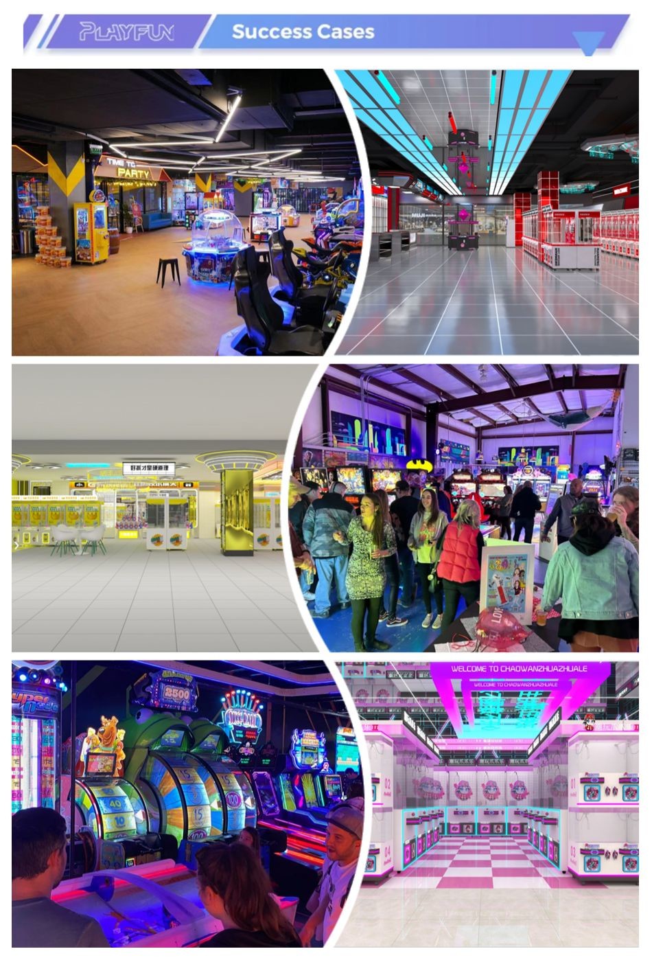 Playfun Kids Coin Operated Gaming Prize Vending Golf Sports Redemption tickets game machine