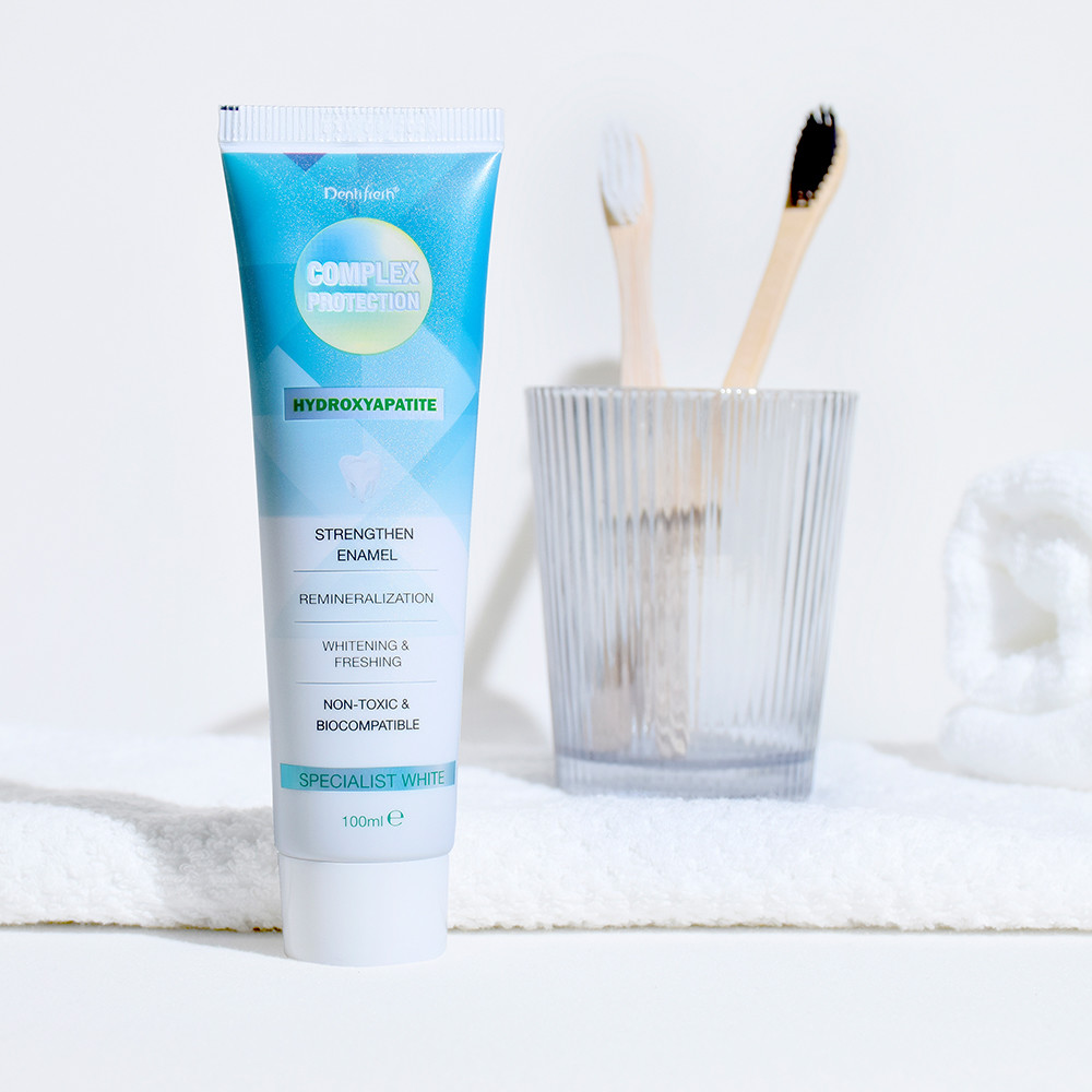 145g Cool Mint Teeth Whitening Toothpaste Remineralizing Hydroxyapatite Repair