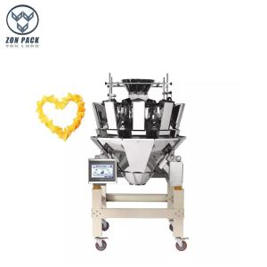 Quality 10 Head Weighing And Packing Machine Sheet Food Multihead Combination Weigher wholesale