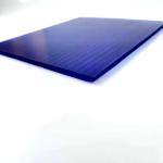 PC Hollow Sheet 2 Faces UV Coated Circular Edge Amber Clear Roofing Sheet 8mm