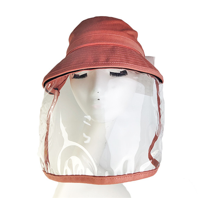 Anti - Spit Protective Detachable Fisherman Bucket Hat For Adults 56~60 Cm