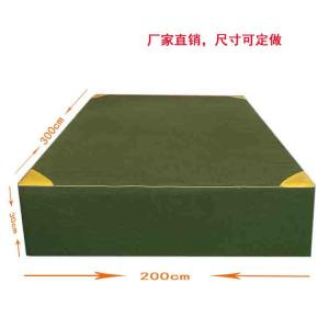 Quality Waterproof Outdoor Gymnastics Mat , Children Large Gym Mat Green PVC Material wholesale