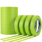 OEM Removable 25mm 48mm Green High Stick Spray Masking Tape For Outdoor Wall