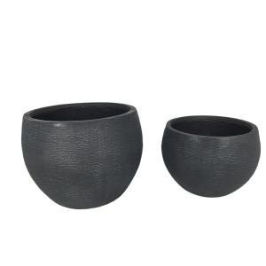 Quality Waterproof And Fireproof Fiber Clay Planter For Customed Flower Planters Pots wholesale