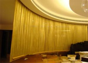 Quality Stainless Steel Metal Mesh Curtains Wall Decoration Colorful Diamond Shaped wholesale