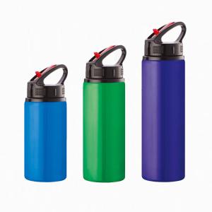 Quality 600ml Single wall stainless steel sports bottle with lid wholesale