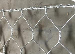 Quality 5m Galvanized Gabion Cage Bunnings 215g/M² Zinc Coated Rock Wall Cages wholesale
