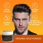Extra Strong Hold Hair Gel for Men Professional Edge Control and Styling