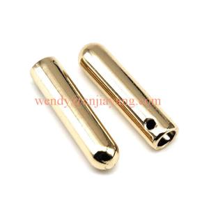 Quality jiayang light gold screw type metal aglets for shoelace wholesale