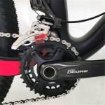 Black red Full Suspension Carbon Mountain Bike 27.5 DH 14kg for Male