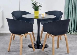 Quality High Top Round Metal Cocktail Table MDF Melamine Impregnated Paper wholesale