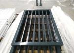 Garden Decoration 2m Steel Fence Door with Double Gate Heat Treated Wood PVC