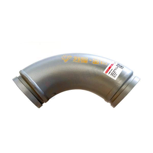 High Manganese Steel Casting Bend Concrete Pump Elbow Single Layer Wear