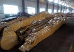 High Performance Excavator Long Reach , CAT Yellow High Reach Arm