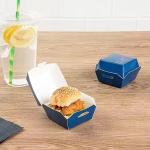 Customized Sizes Eco-Friendly Kraft Burger Box for Disposable Food Packaging