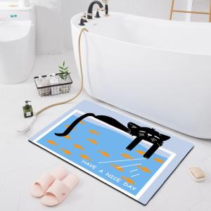 Quality Technology Velvet Bathroom Waterproof Carpet Non Slip Kitchen Rugs wholesale